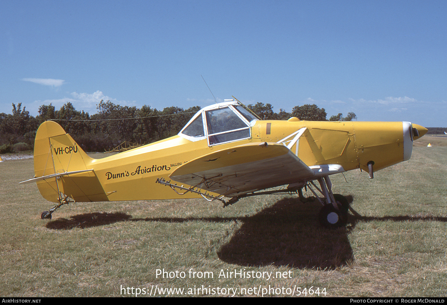 Aircraft Photo of VH-CPU | Piper PA-25-235 Pawnee B | Dunn's Aviation | AirHistory.net #54644