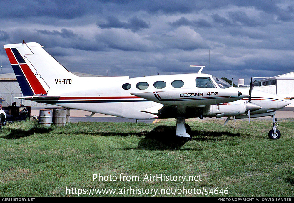 Aircraft Photo of VH-TFO | Cessna 402 | AirHistory.net #54646