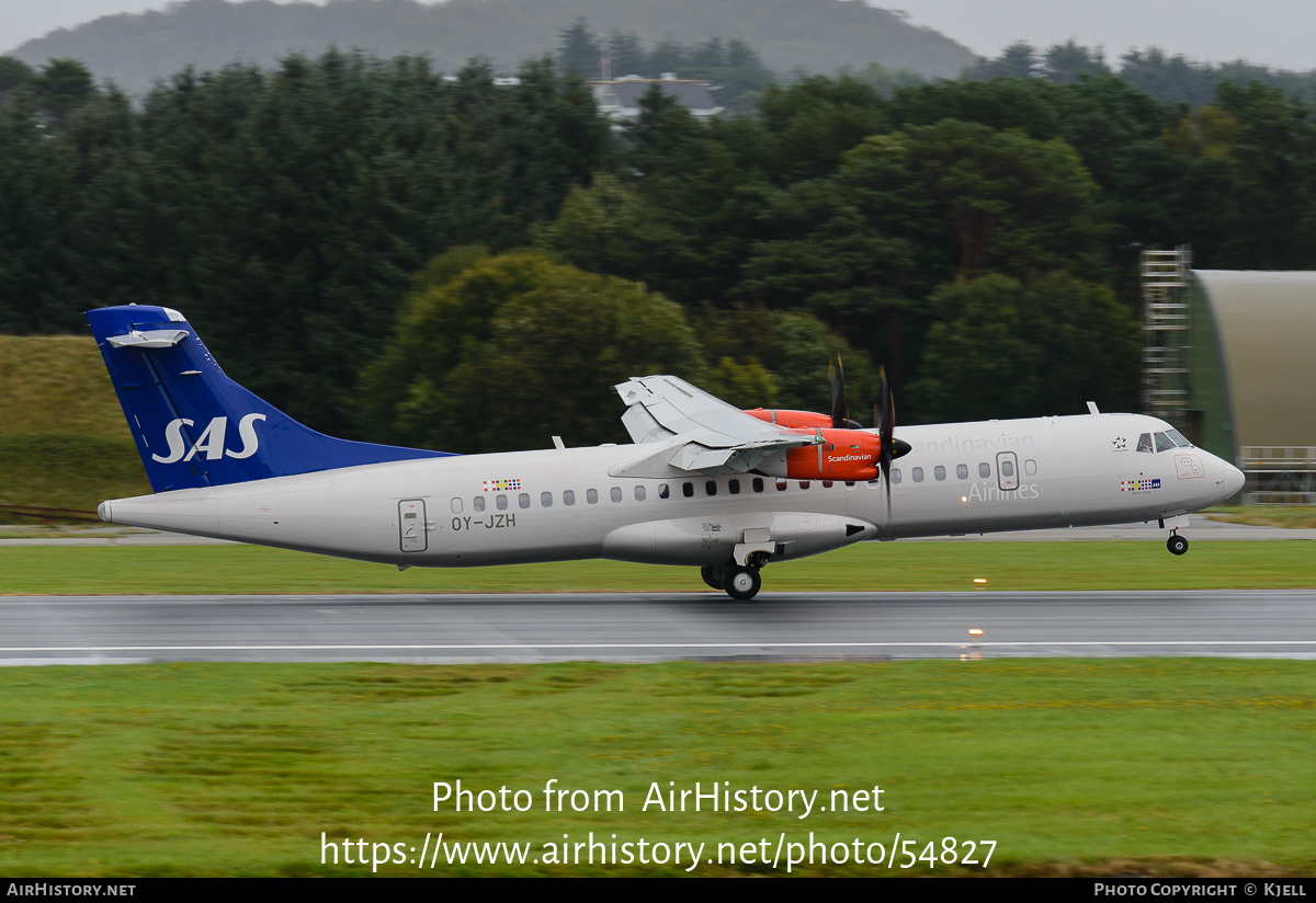 Aircraft Photo of OY-JZH | ATR ATR-72-600 (ATR-72-212A) | Scandinavian Airlines - SAS | AirHistory.net #54827