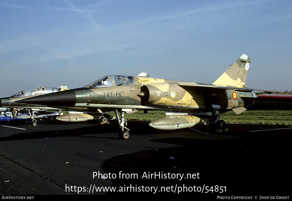 Aircraft Photo of C14-15 | Dassault Mirage F1CE | Spain - Air Force | AirHistory.net #54851