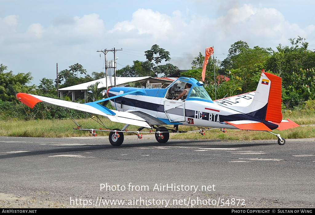 Aircraft Photo of HC-BTA | Cessna T188C Ag Husky | Labores Aereas | AirHistory.net #54872