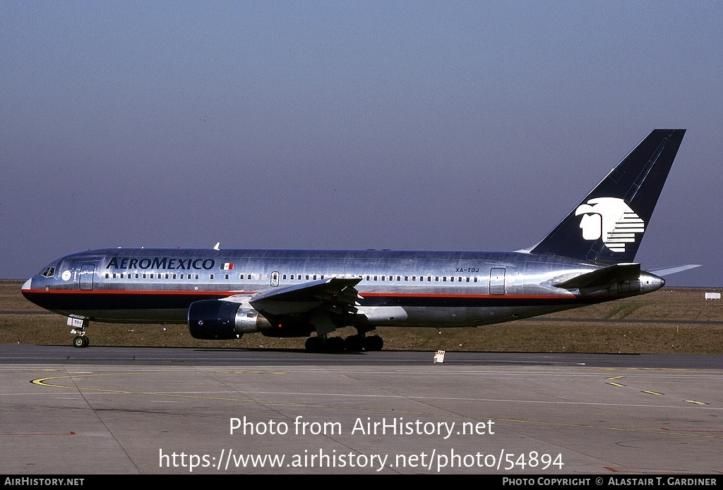 Aircraft Photo of XA-TOJ | Boeing 767-283/ER | AeroMéxico | AirHistory.net #54894