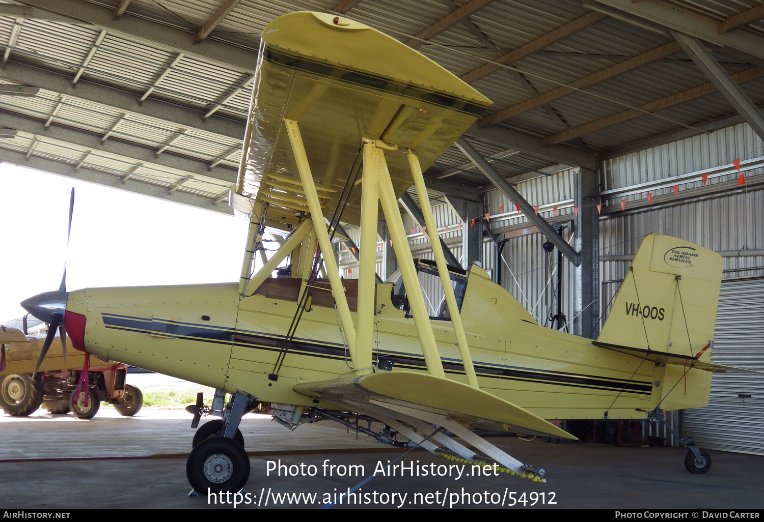 Aircraft Photo of VH-OOS | Grumman G-164B Super Ag-Cat B | Col Adams Aerial Services | AirHistory.net #54912