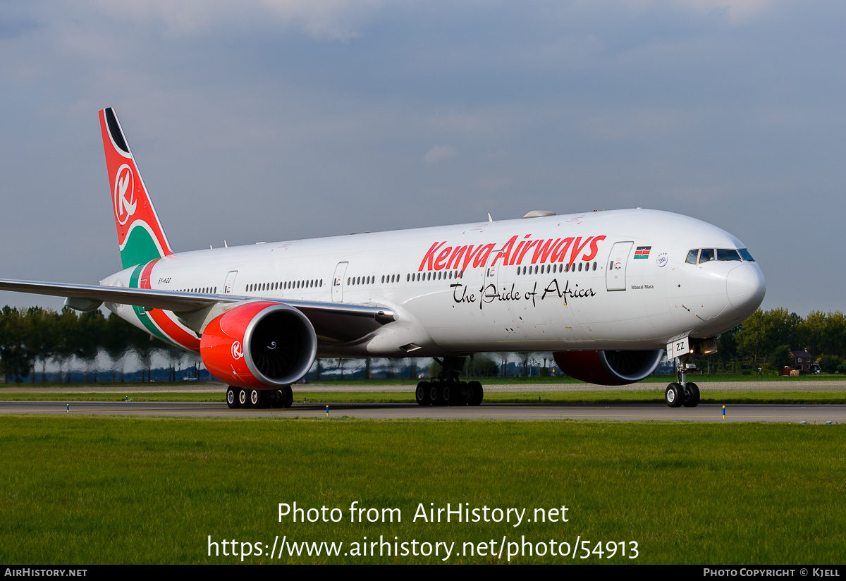 Aircraft Photo of 5Y-KZZ | Boeing 777-36N/ER | Kenya Airways | AirHistory.net #54913