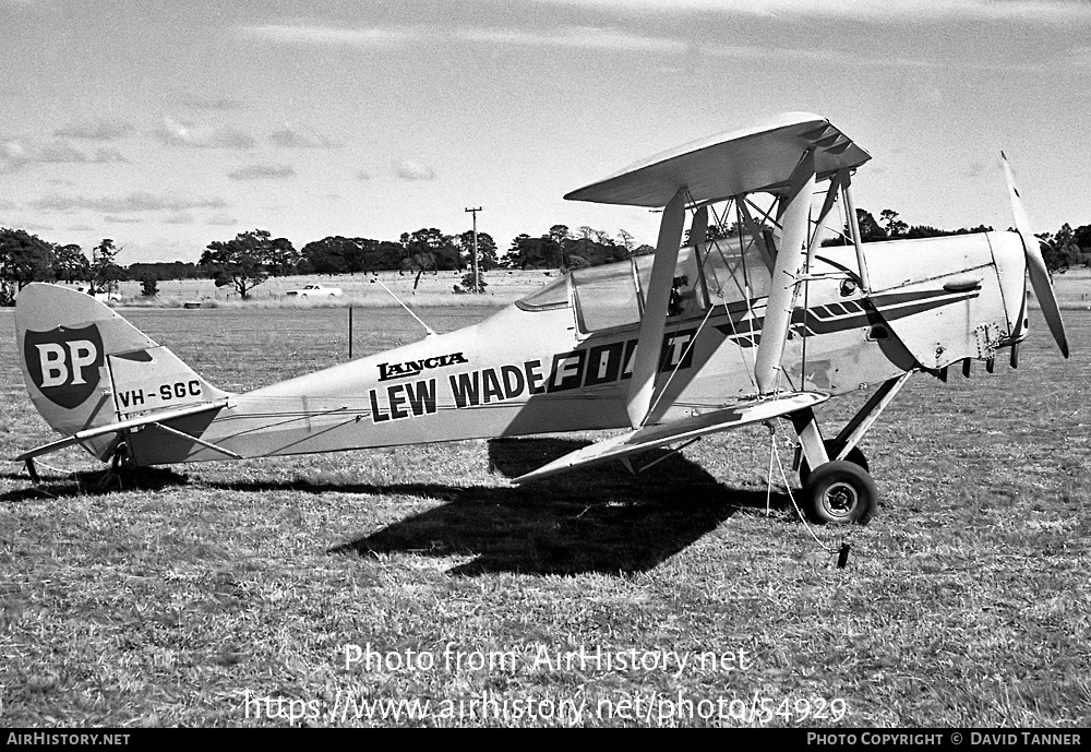 Aircraft Photo of VH-SGC | De Havilland D.H. 82A Tiger Moth | AirHistory.net #54929