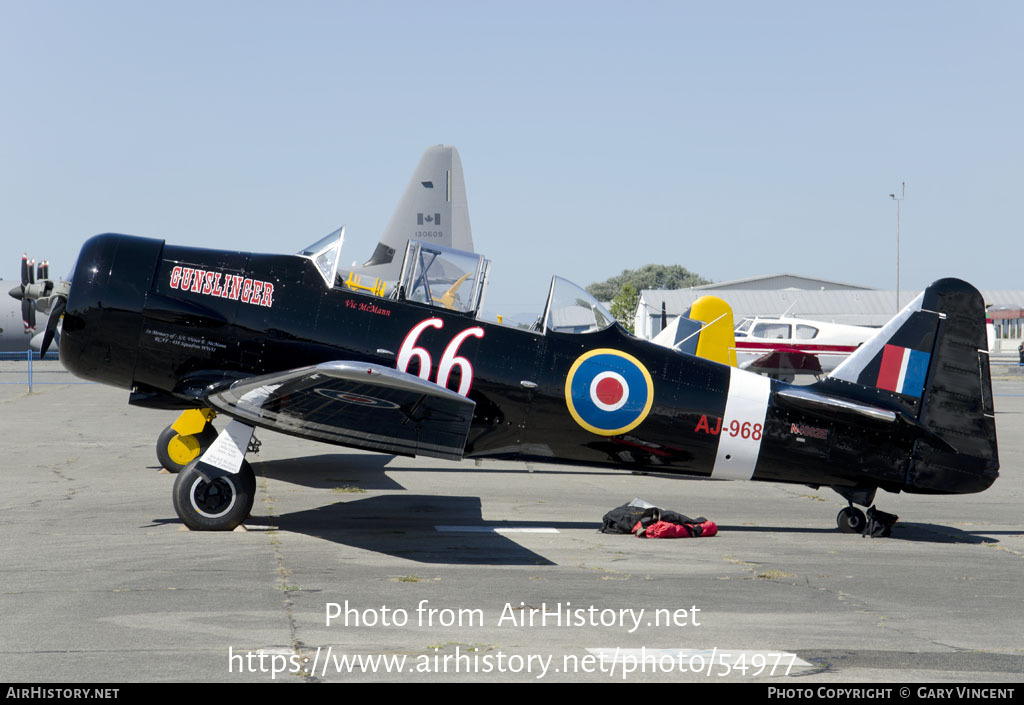 Aircraft Photo of N4802E / AJ698 | North American AT-16 Harvard II | Canada - Air Force | AirHistory.net #54977