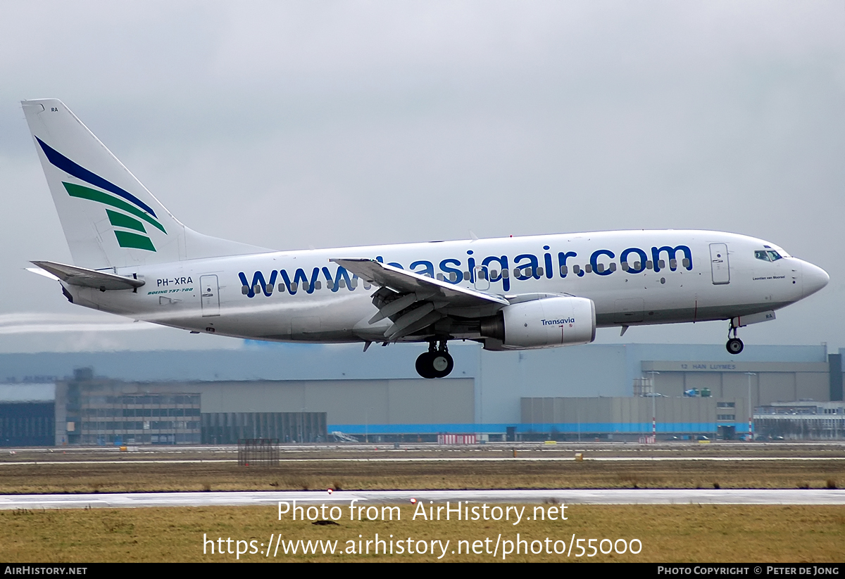 Aircraft Photo of PH-XRA | Boeing 737-7K2 | Basiqair | AirHistory.net #55000