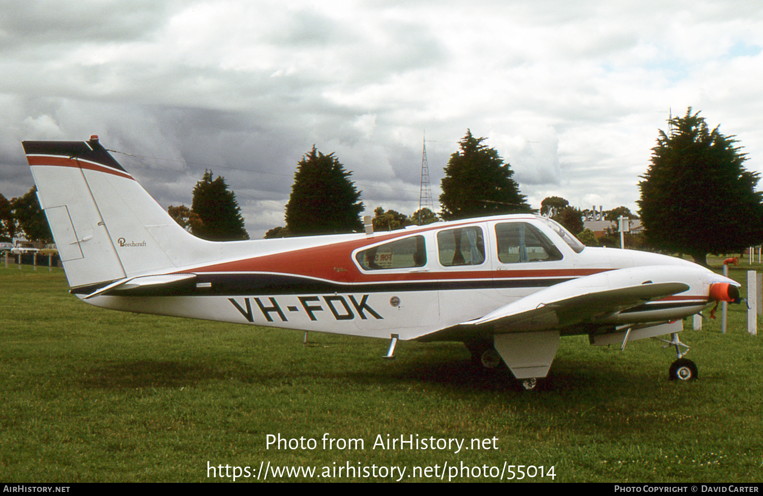 Aircraft Photo of VH-FDK | Beech A55 Baron (95-A55) | AirHistory.net #55014