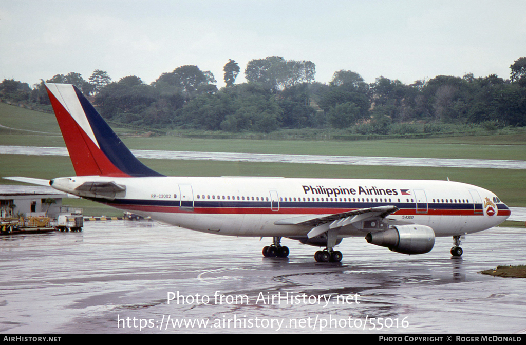 Aircraft Photo of RP-C3002 | Airbus A300B4-103 | Philippine Airlines | AirHistory.net #55016