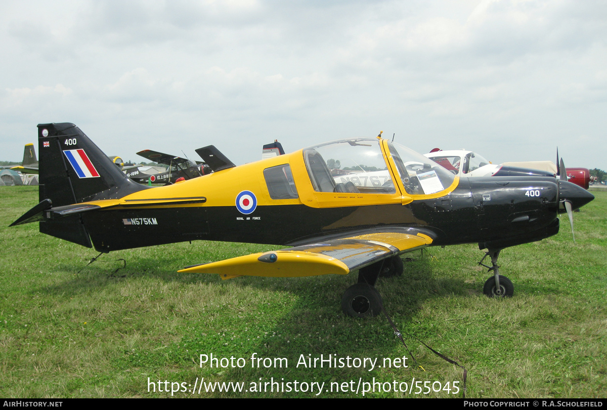 Aircraft Photo of N575KM | Scottish Aviation Bulldog 120 | UK - Air Force | AirHistory.net #55045