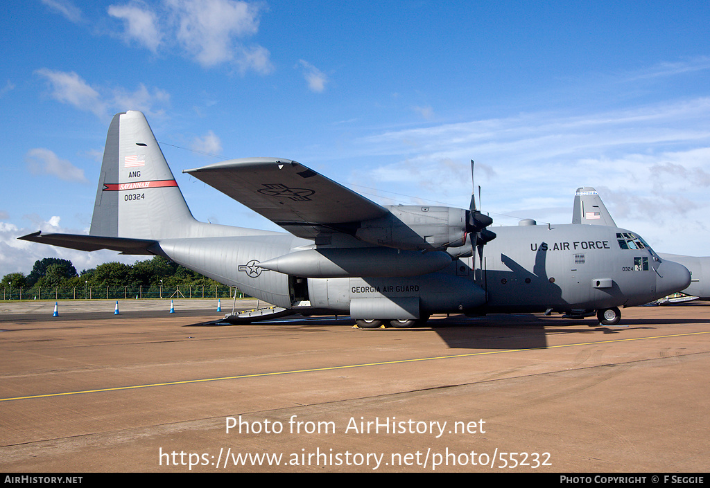 Aircraft Photo of 80-0324 / 00324 | Lockheed C-130H Hercules | USA - Air Force | AirHistory.net #55232