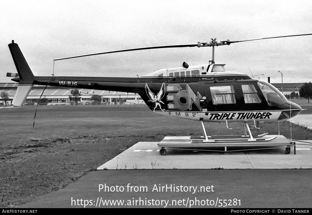 Aircraft Photo of VH-BJG | Bell 206B-3 JetRanger III | Triple Thunder | AirHistory.net #55281