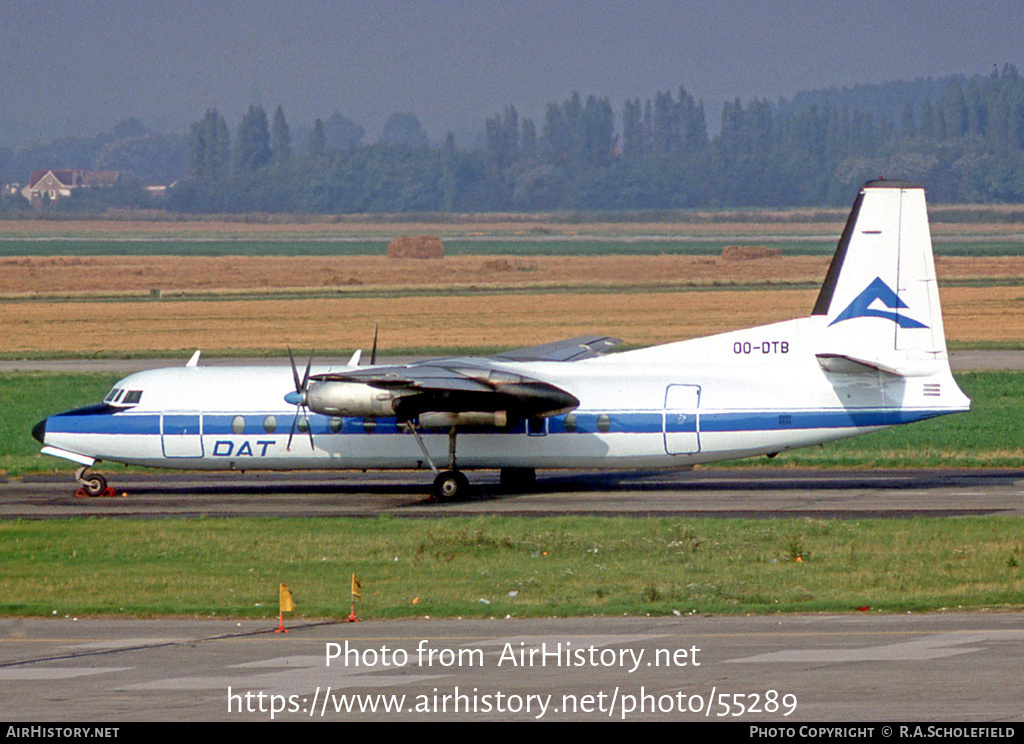 Aircraft Photo of OO-DTB | Fairchild Hiller FH-227B | Delta Air Transport - DAT | AirHistory.net #55289