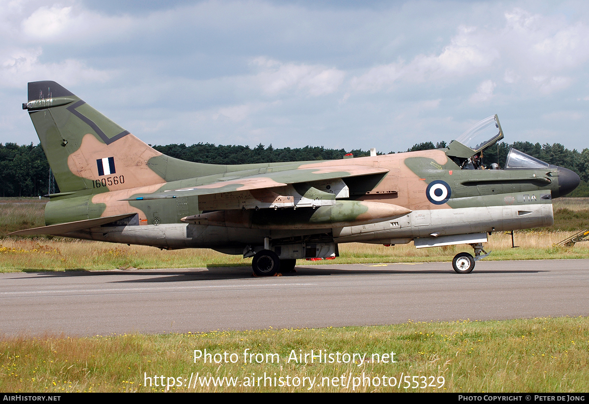 Aircraft Photo of 160560 | Vought A-7E Corsair II | Greece - Air Force | AirHistory.net #55329