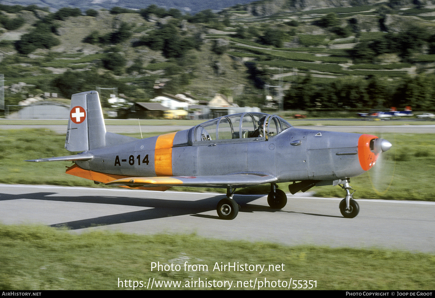 Aircraft Photo of A-814 | Pilatus P-3-05 | Switzerland - Air Force | AirHistory.net #55351