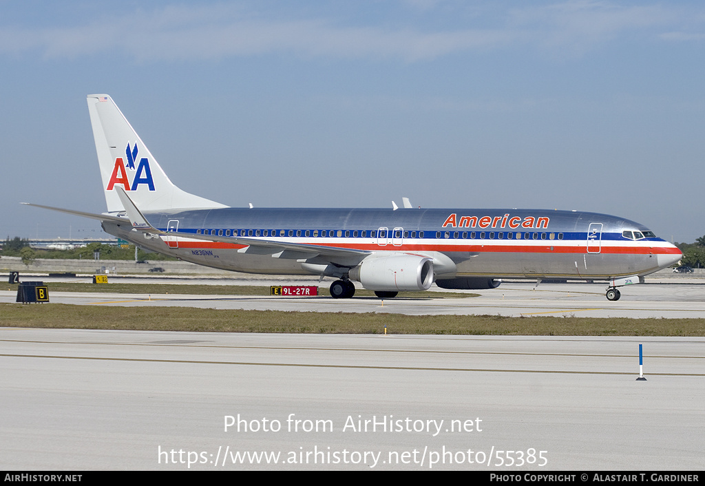 Aircraft Photo of N836NN | Boeing 737-823 | American Airlines | AirHistory.net #55385