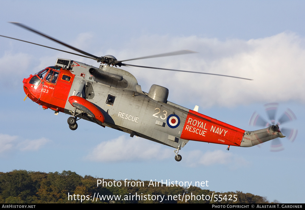 Aircraft Photo of XV699 | Westland WS-61 Sea King HU5 | UK - Navy | AirHistory.net #55425