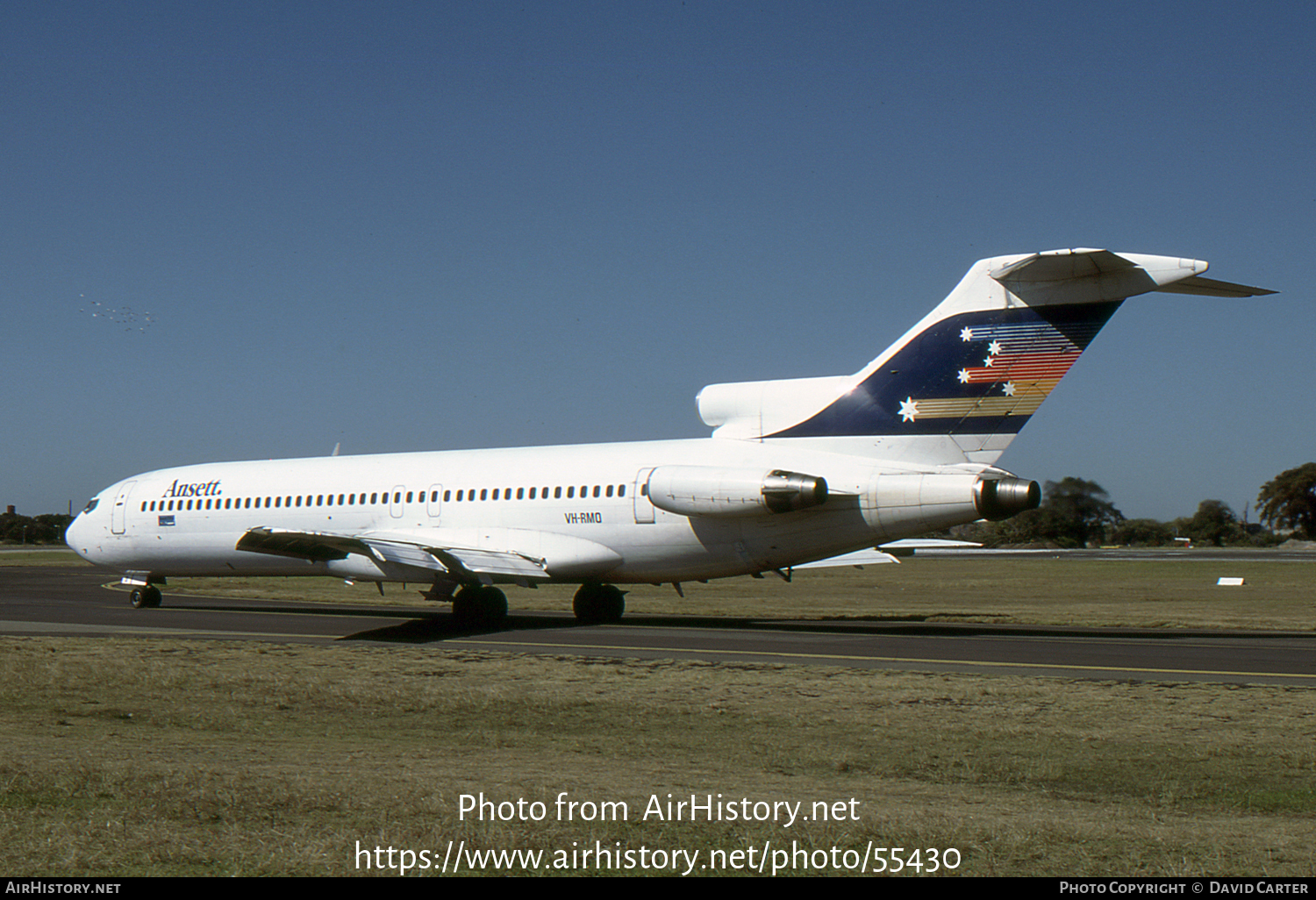 Aircraft Photo of VH-RMO | Boeing 727-277/Adv | Ansett | AirHistory.net #55430