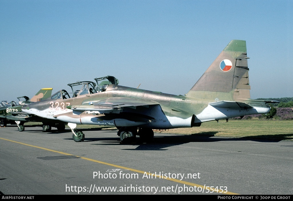 Aircraft Photo of 3237 | Sukhoi Su-25UBK | Czechoslovakia - Air Force | AirHistory.net #55453