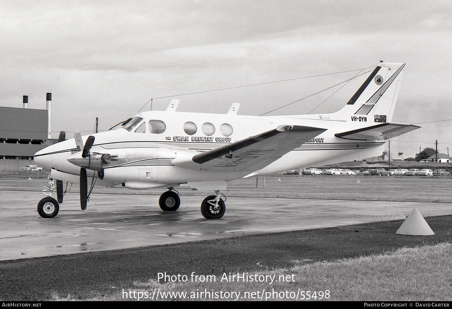 Aircraft Photo of VH-DYN | Beech 65-A90 King Air | Swan Brewery Group | AirHistory.net #55498