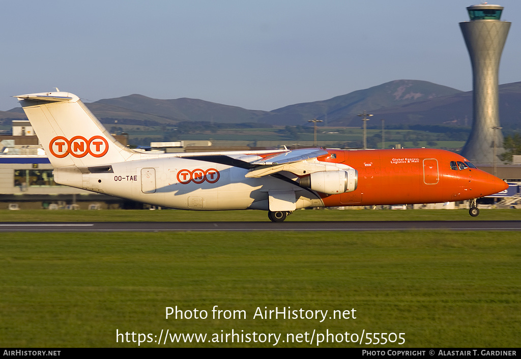 Aircraft Photo of OO-TAE | British Aerospace BAe-146-300QT Quiet Trader | TNT Airways | AirHistory.net #55505