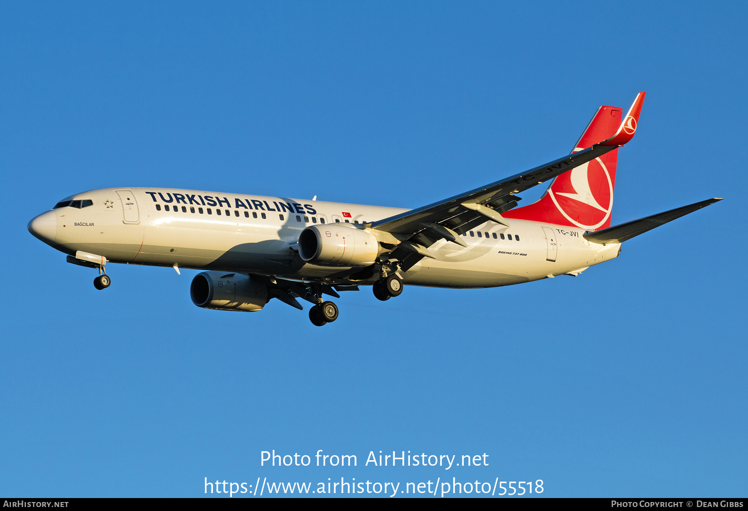 Aircraft Photo of TC-JVI | Boeing 737-8F2 | Turkish Airlines | AirHistory.net #55518