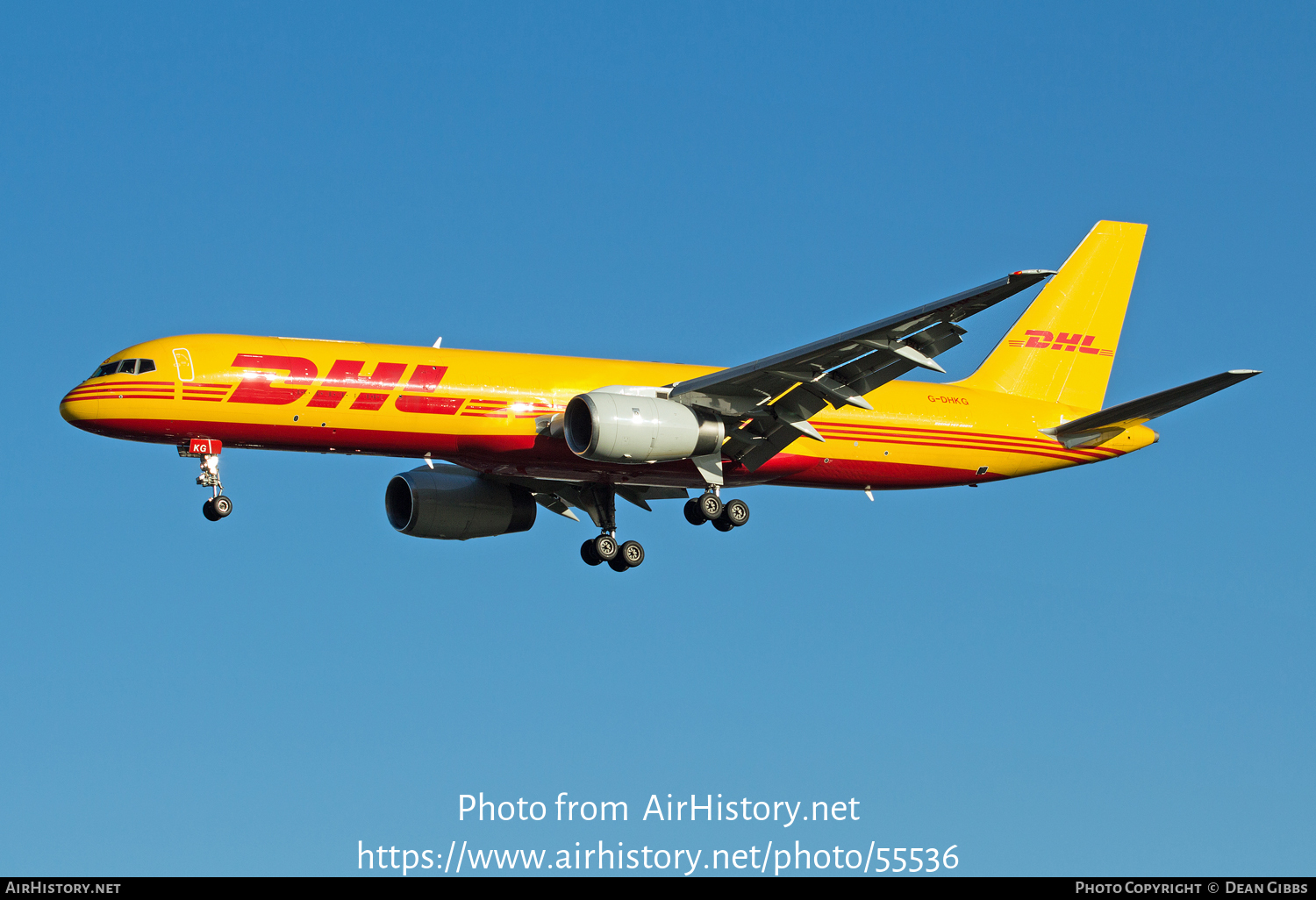 Aircraft Photo of G-DHKG | Boeing 757-236(PCF) | DHL International | AirHistory.net #55536