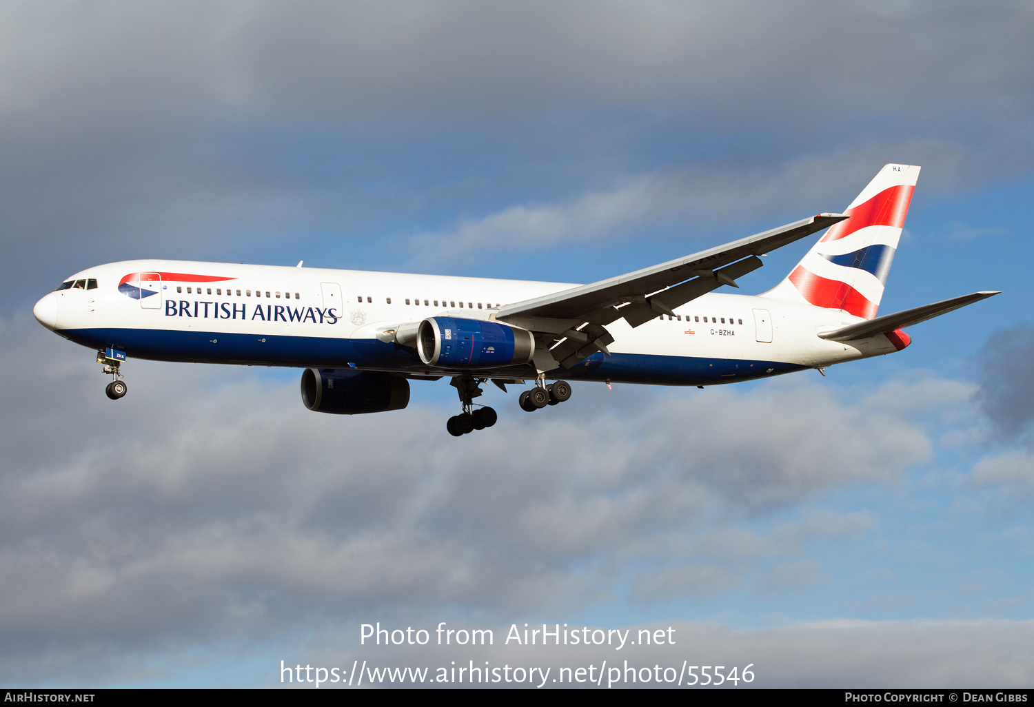 Aircraft Photo of G-BZHA | Boeing 767-336/ER | British Airways | AirHistory.net #55546