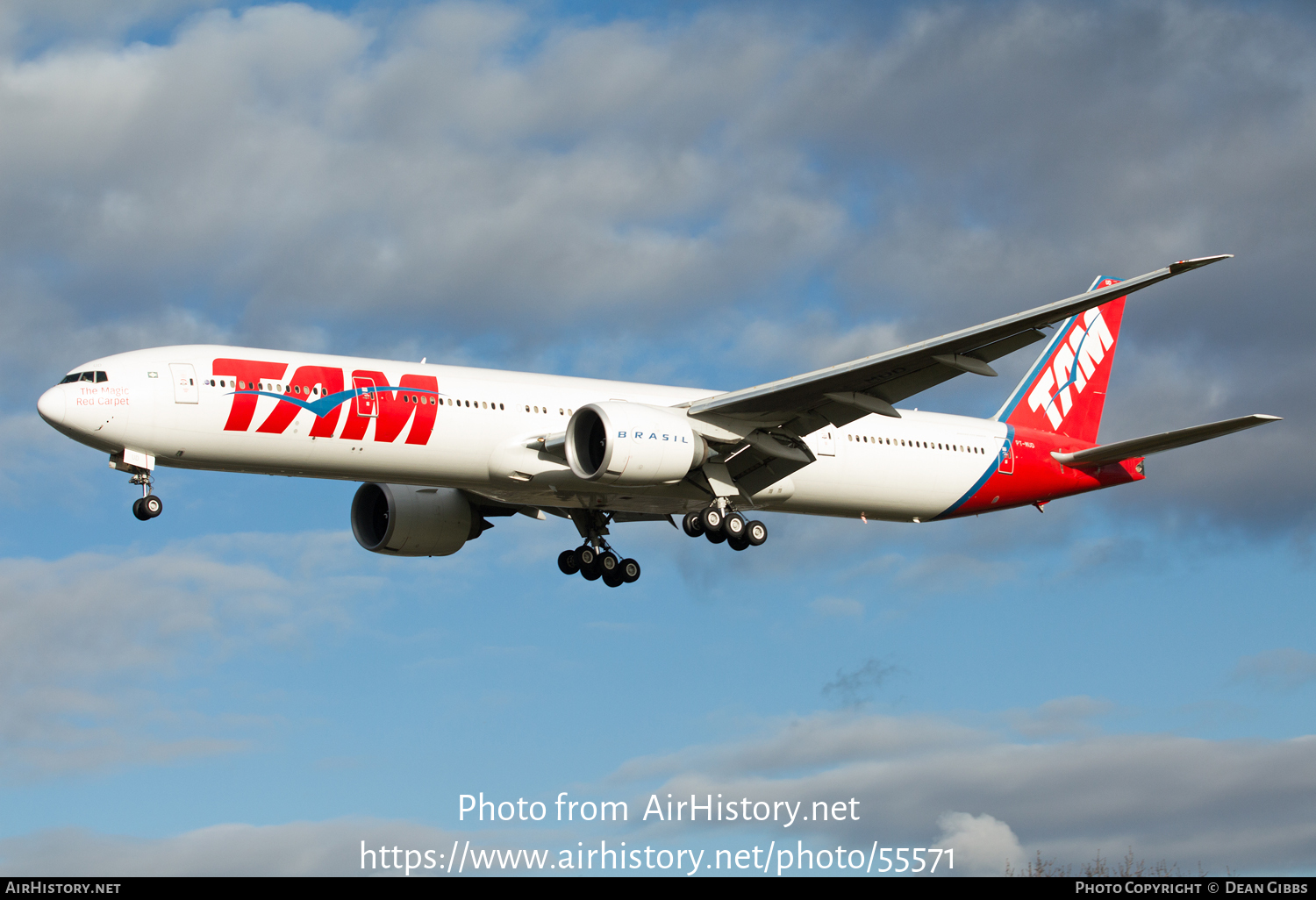 Aircraft Photo of PT-MUD | Boeing 777-32W/ER | TAM Linhas Aéreas | AirHistory.net #55571