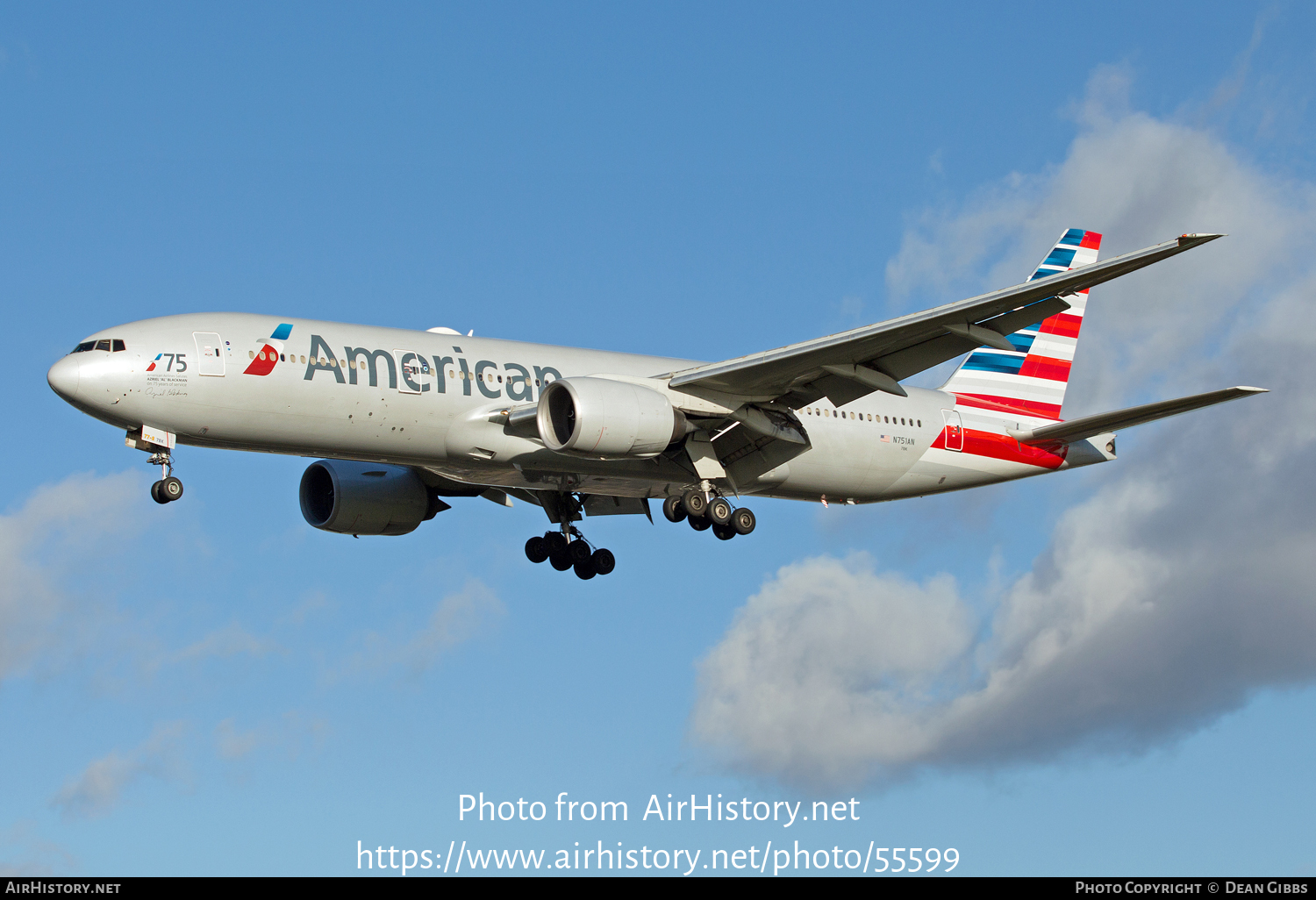 Aircraft Photo of N751AN | Boeing 777-223/ER | American Airlines | AirHistory.net #55599