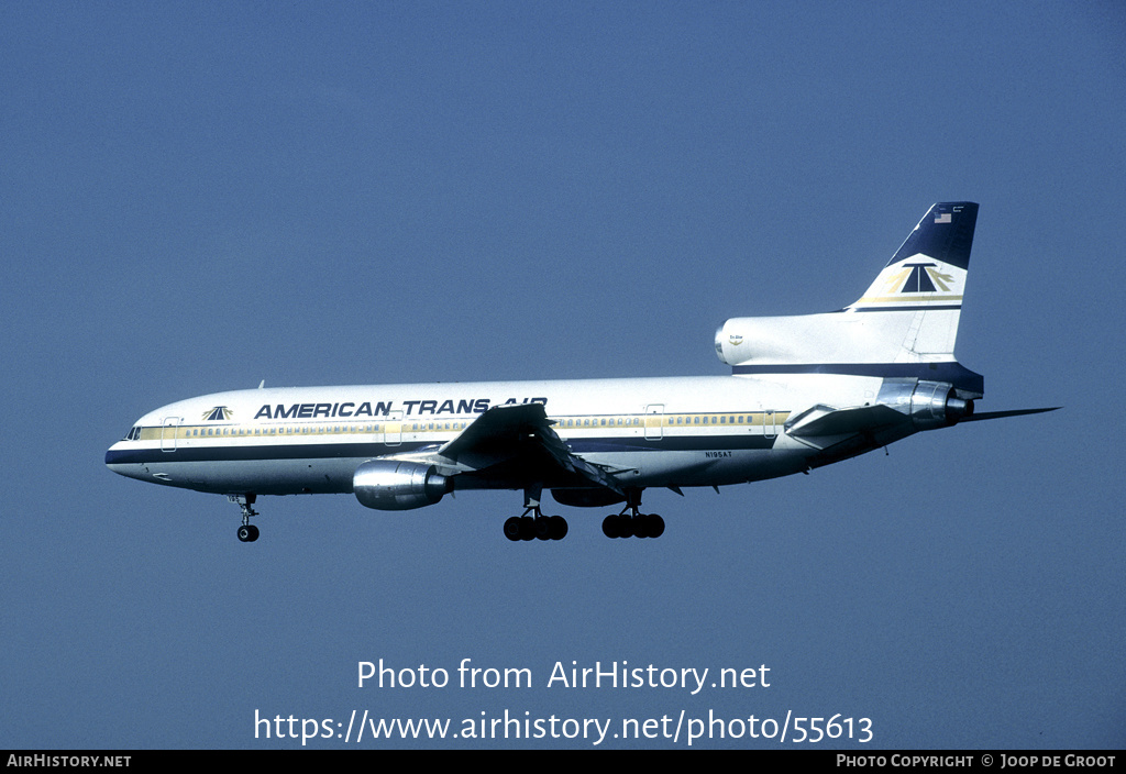 Aircraft Photo of N195AT | Lockheed L-1011-385-1-14 TriStar 150 | American Trans Air - ATA | AirHistory.net #55613