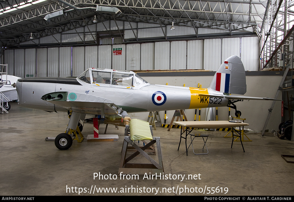 Aircraft Photo of G-BCOU / WK522 | De Havilland DHC-1 Chipmunk Mk22 | UK - Air Force | AirHistory.net #55619