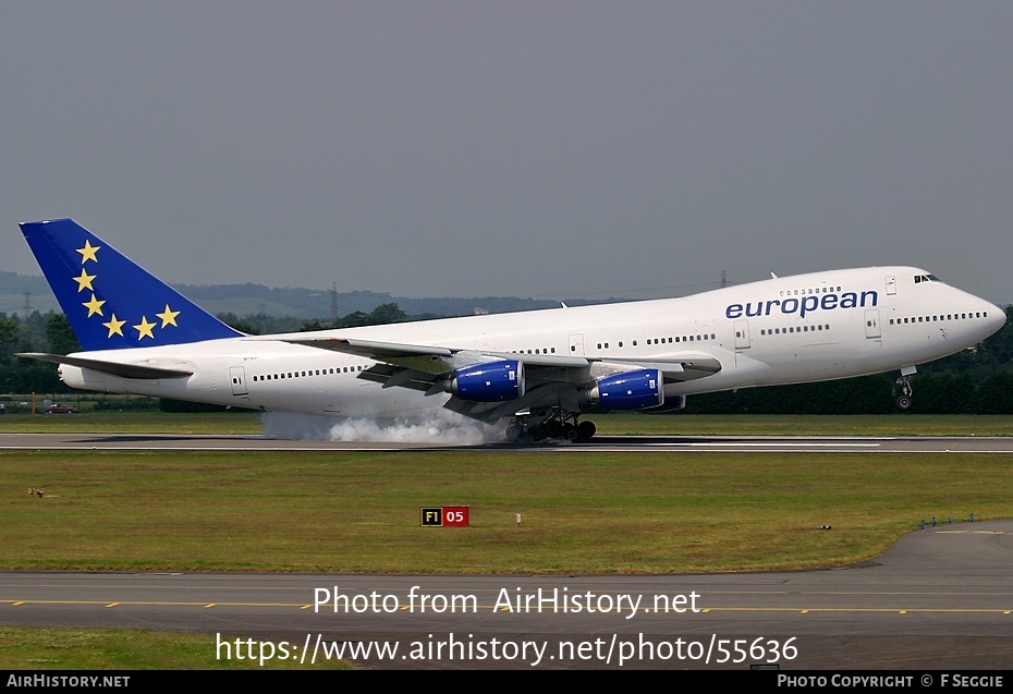 Aircraft Photo of G-BDXG | Boeing 747-236B | European Aircharter - EAL/EAC | AirHistory.net #55636