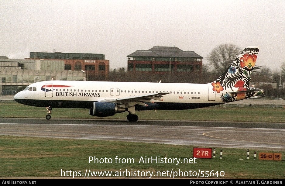 Aircraft Photo of G-BUSB | Airbus A320-111 | British Airways | AirHistory.net #55640