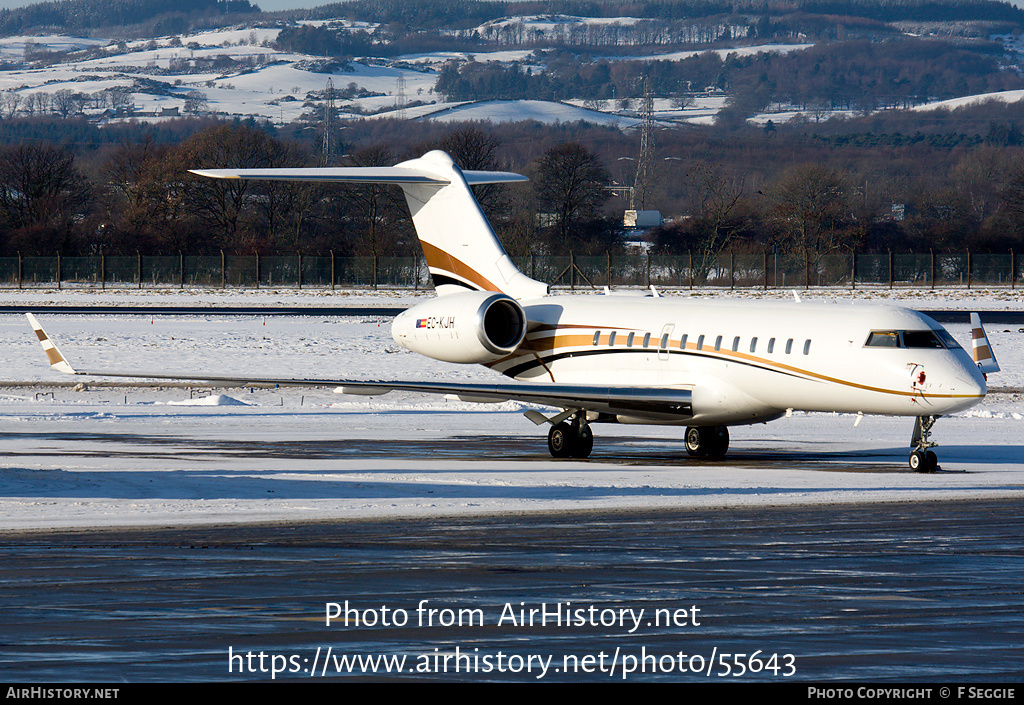 Aircraft Photo of EC-KJH | Bombardier Global Express (BD-700-1A10) | AirHistory.net #55643