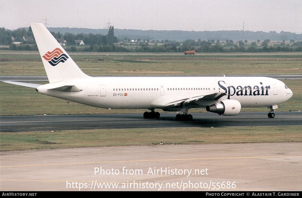 Aircraft Photo of EC-FCU | Boeing 767-3Y0/ER | Spanair | AirHistory.net #55686