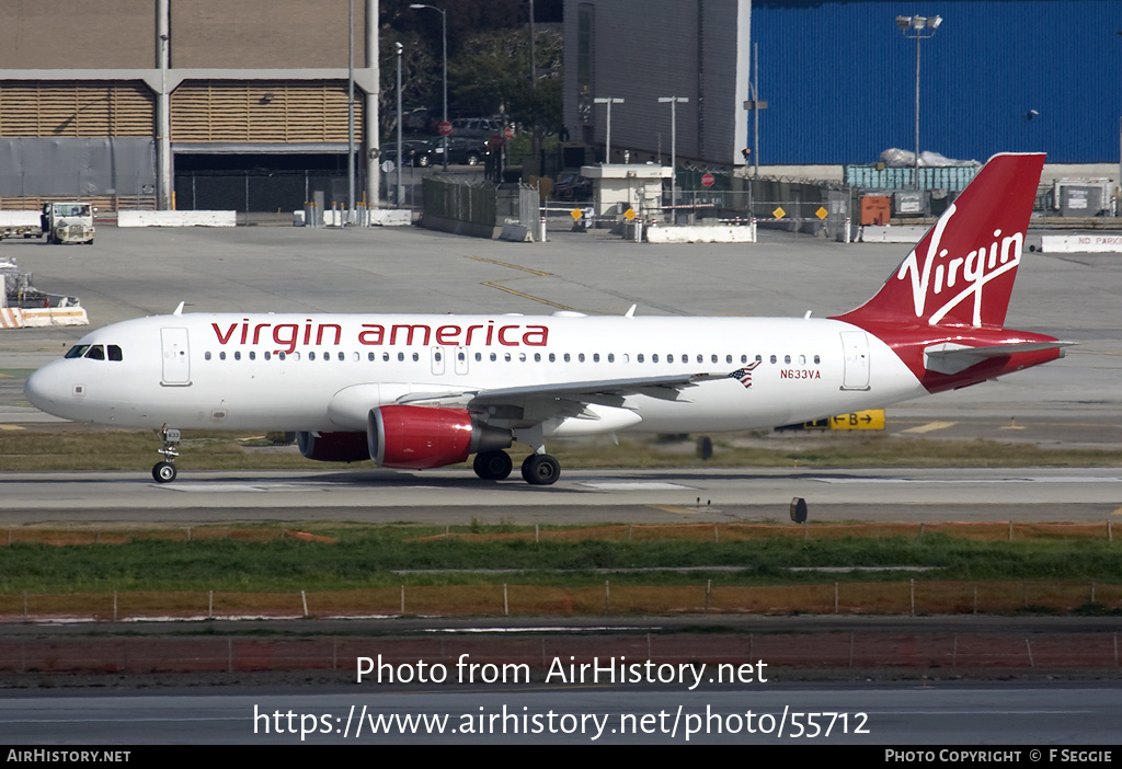 Aircraft Photo of N633VA | Airbus A320-214 | Virgin America | AirHistory.net #55712