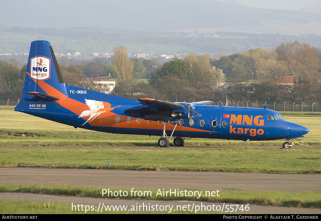 Aircraft Photo of TC-MBG | Fokker F27-500 Friendship | MNG Kargo | AirHistory.net #55746