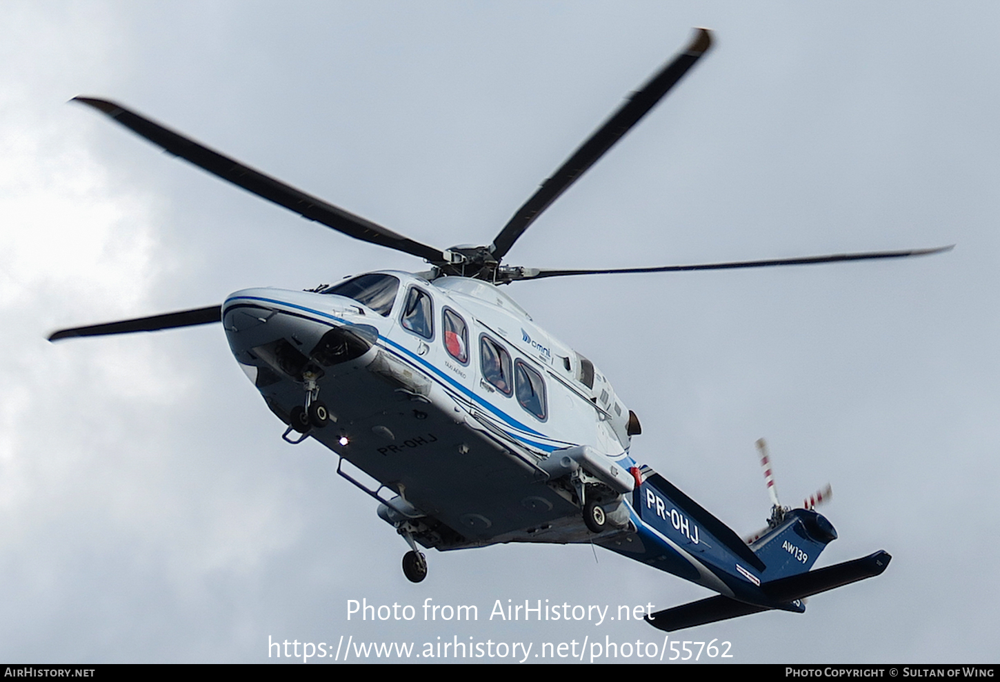 Aircraft Photo of PR-OHJ | AgustaWestland AW-139 | Omni Táxi Aéreo | AirHistory.net #55762