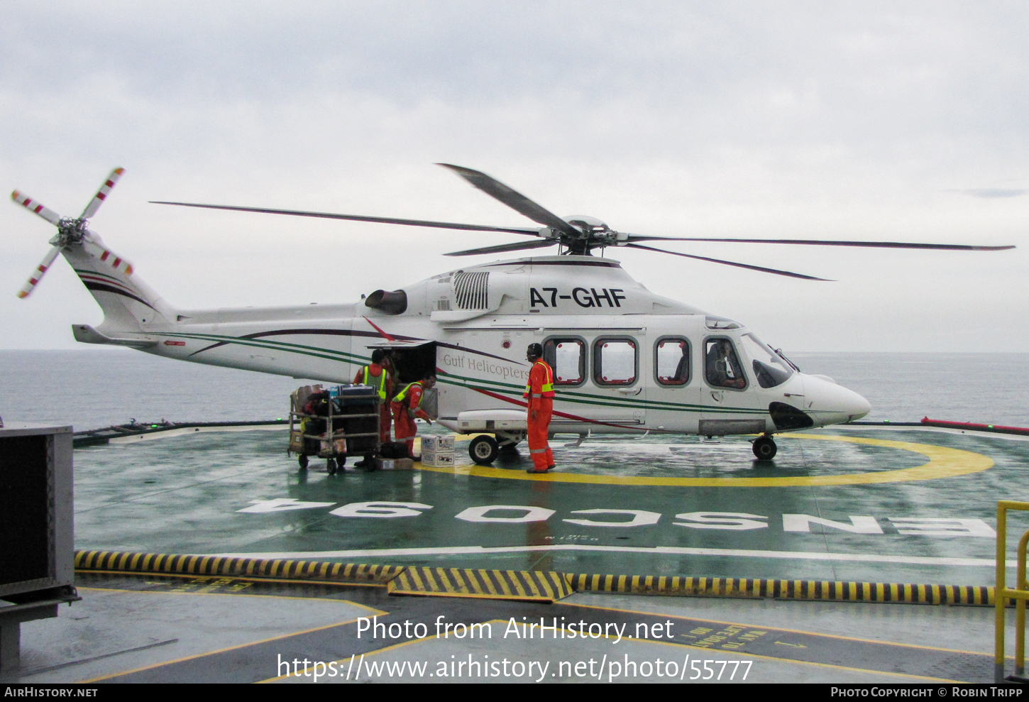 Aircraft Photo of A7-GHF | AgustaWestland AW-139 | Gulf Helicopters | AirHistory.net #55777