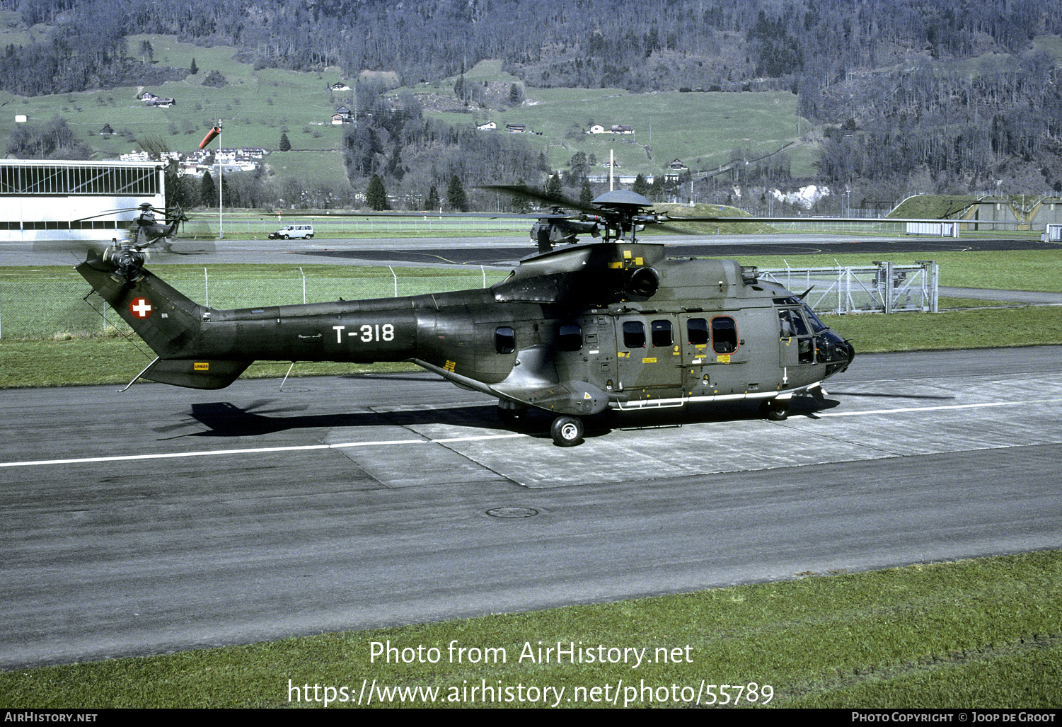 Aircraft Photo of T-318 | Aerospatiale TH89 Super Puma (AS-332M1) | Switzerland - Air Force | AirHistory.net #55789