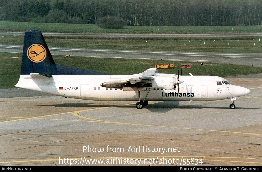 Aircraft Photo of D-AFKP | Fokker 50 | Lufthansa | AirHistory.net #55834