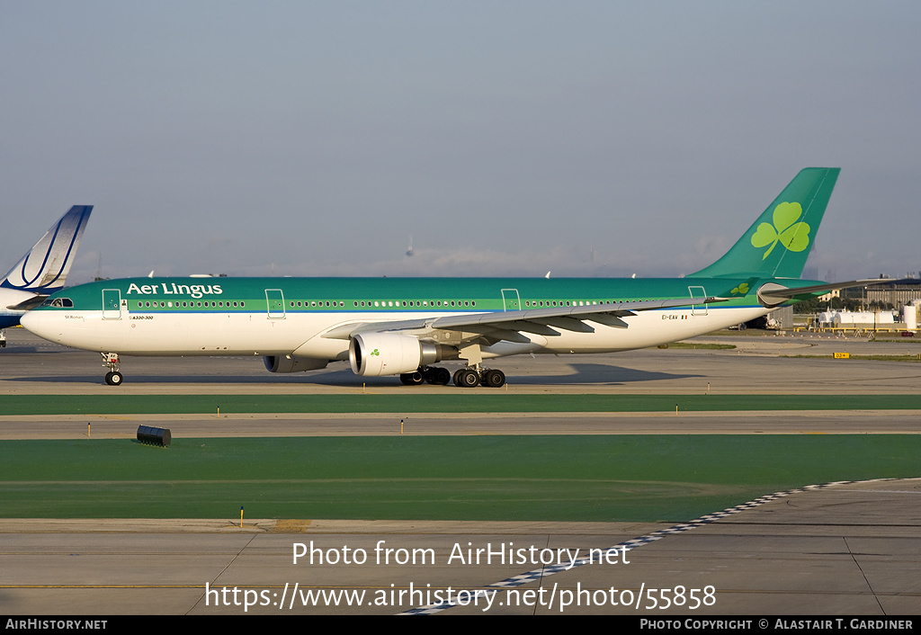 Aircraft Photo of EI-EAV | Airbus A330-302 | Aer Lingus | AirHistory.net #55858