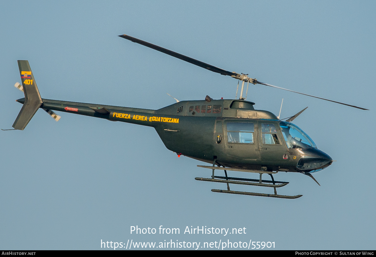 Aircraft Photo of FAE-401 | Bell TH-57A SeaRanger (206A-1) | Ecuador - Air Force | AirHistory.net #55901