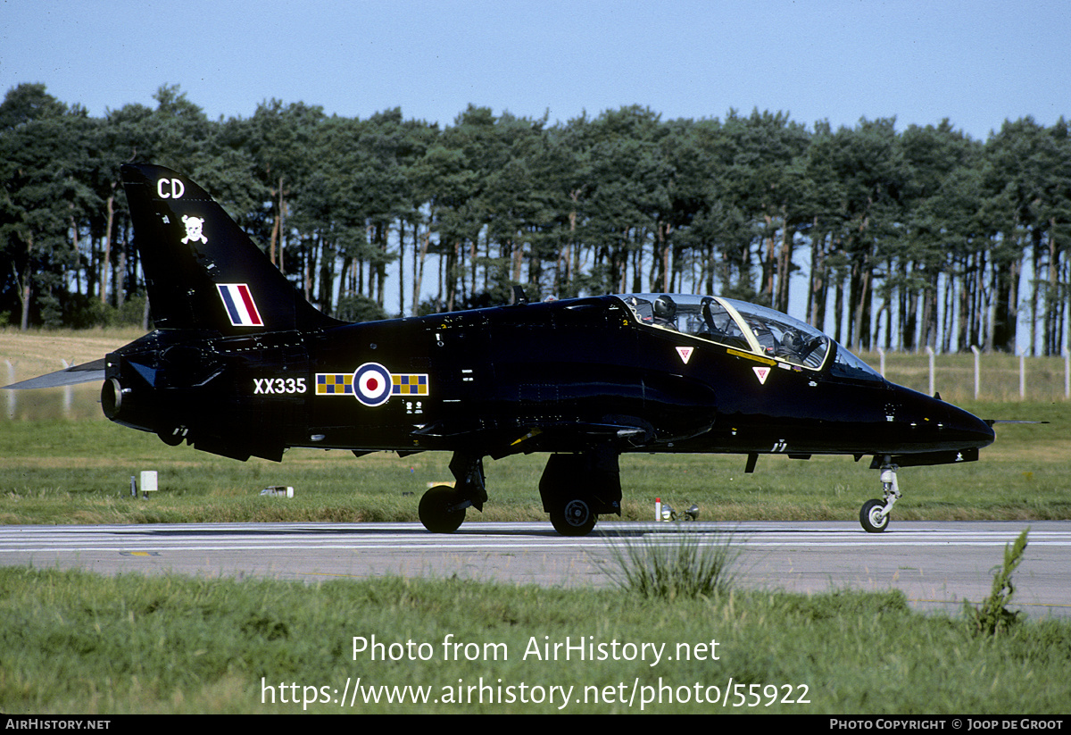 Aircraft Photo of XX335 | British Aerospace Hawk T1A | UK - Air Force | AirHistory.net #55922