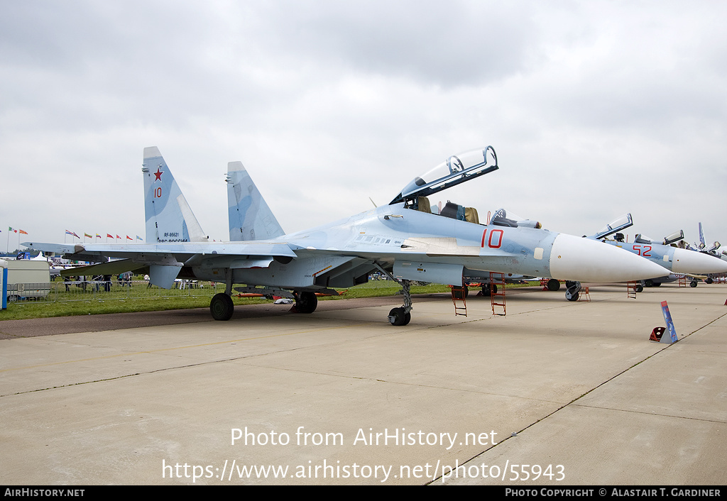 Aircraft Photo of RF-95621 / 10 red | Sukhoi Su-30M2 | Russia - Air Force | AirHistory.net #55943