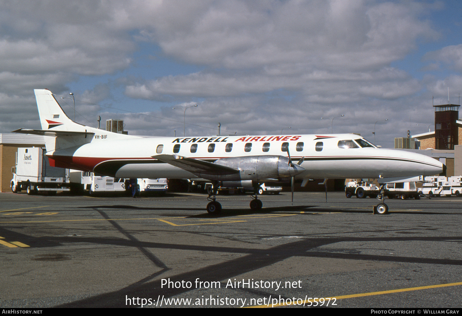 Aircraft Photo of VH-BIF | Swearingen SA-226TC Metro II | Kendell Airlines | AirHistory.net #55972