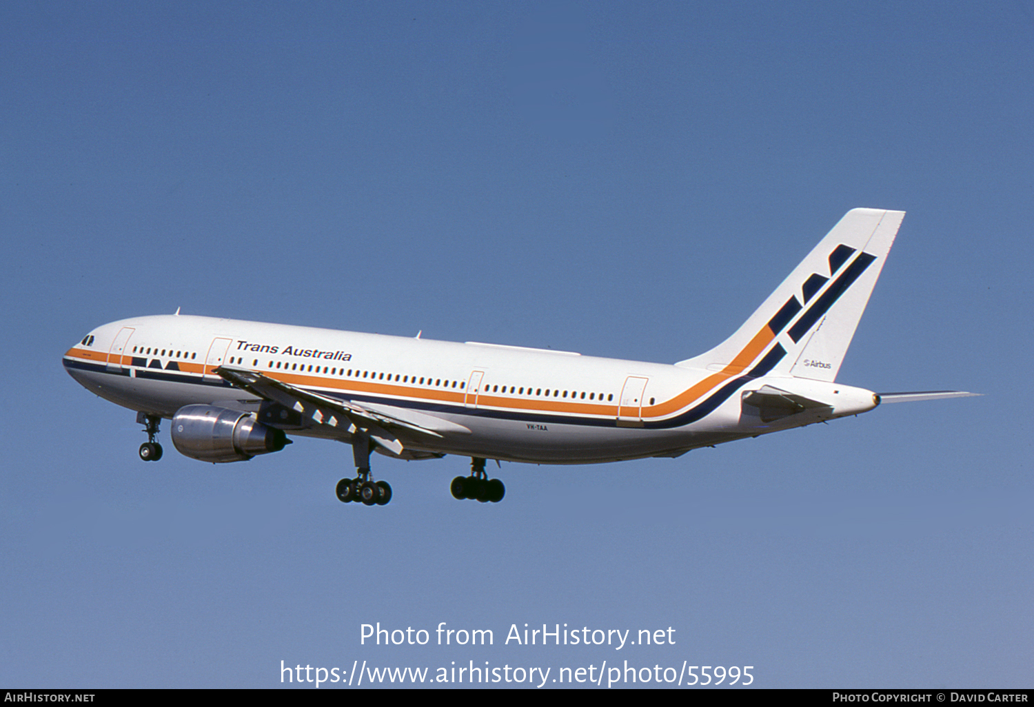 Aircraft Photo of VH-TAA | Airbus A300B4-203 | Trans-Australia Airlines - TAA | AirHistory.net #55995