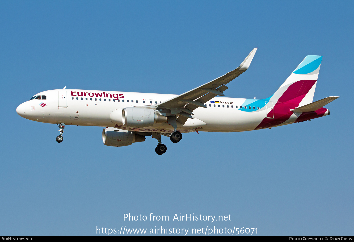 Aircraft Photo of D-AEWI | Airbus A320-214 | Eurowings | AirHistory.net #56071