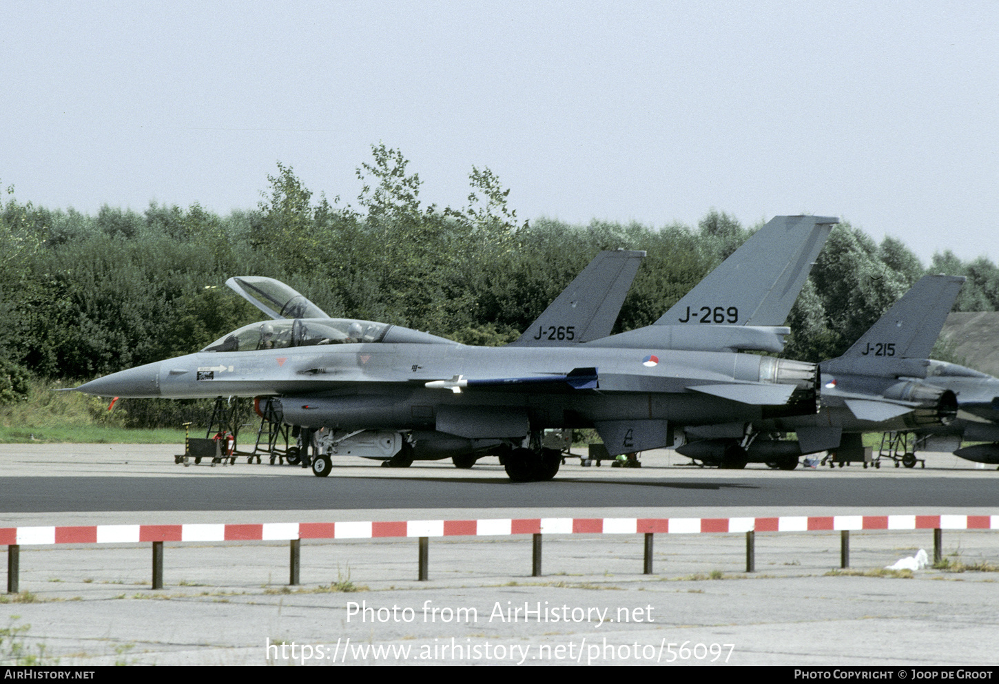 Aircraft Photo of J-269 | General Dynamics F-16B Fighting Falcon | Netherlands - Air Force | AirHistory.net #56097